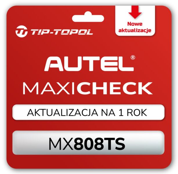 AKTUALIZACJA AUTEL MaxiCHECK MX808 TS PL 1 ROK