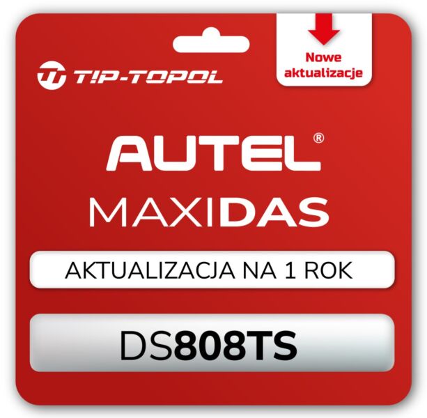 AKTUALIZACJA AUTEL MaxiDAS DS808 TS PL 1 ROK PL