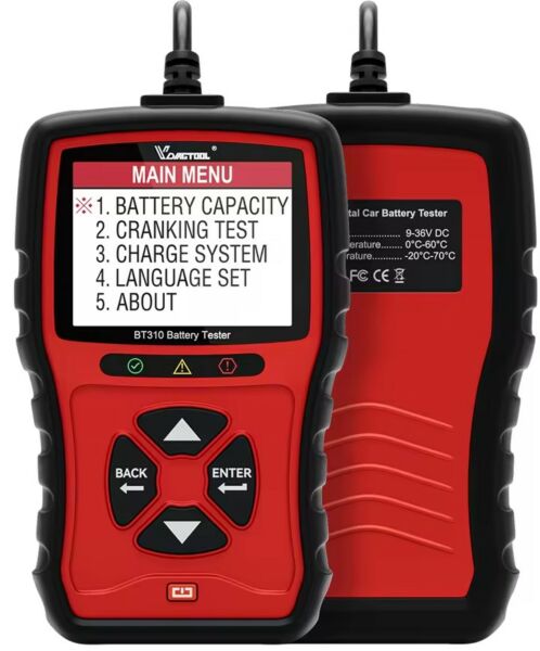 VDIAGTOOL BT310 12V & 24V TESTER AKUMULATORÓW J.POLSKI