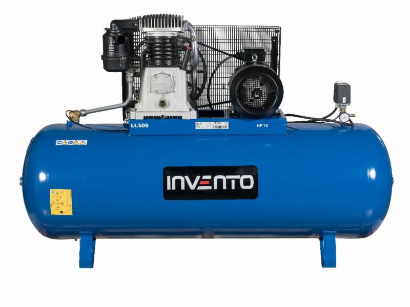 Sprężarka tłokowa INVENTO INV1210 500 litrów, 10 bar, 7.5 kW