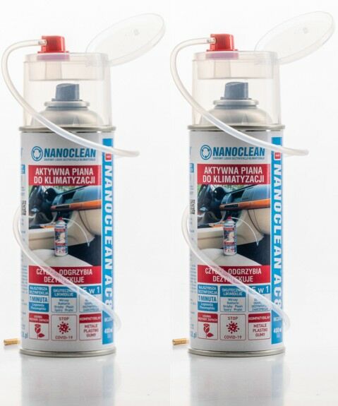 Nanoclean AC8 odgrzybiacz biobójczy 5w1 atest PZH ZESTAW 2 SZTUK