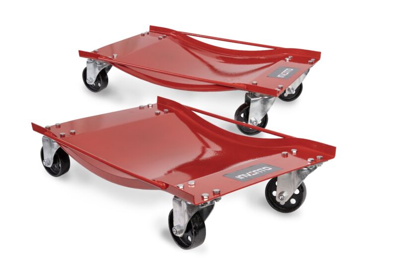 Wózek manewrowy INVENTO pod koła serwisowe – ZESTAW udźwig 2x900 kg