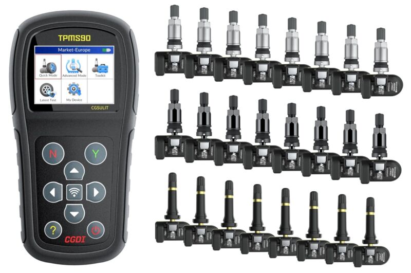 ZESTAW TESTER TPMS90 + 24 czujniki TPMS CG SULIT ciśnienia opon koła 433 315MHz