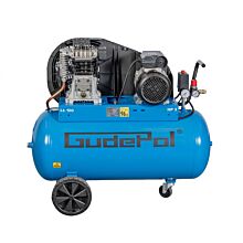 Sprężarka tłokowa GUDEPOL 100 litrów, 10 bar, kW 2.2, 230V, 320 l/min
