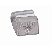 Ciężarek ołowiany ALU 15g, nabijany na obręcz aluminiową - niepowlekany