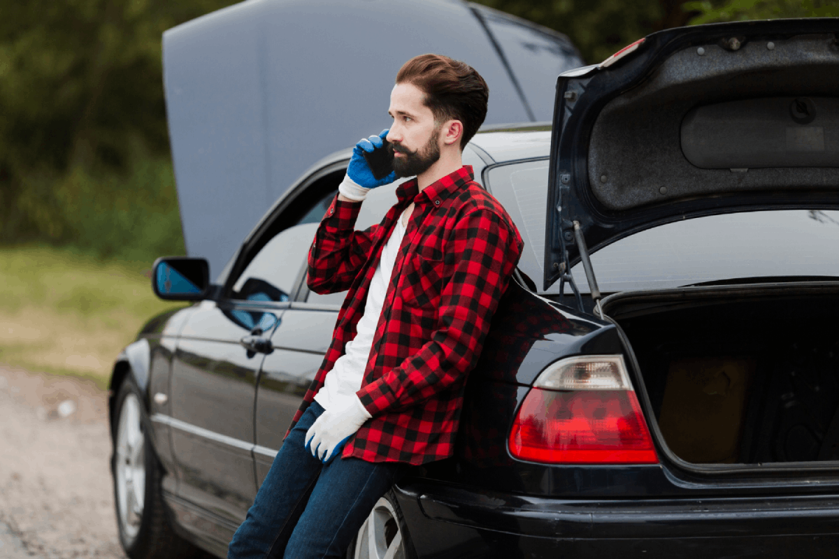 Mobilny diagnosta dojeżdża po trasie